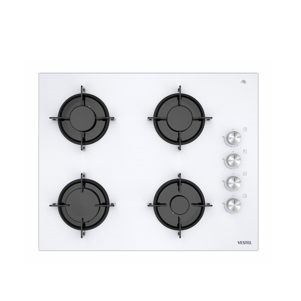 Vestel AO-651041 B DG 65 cm 4 Gözü Gazlı Ankastre Ocak