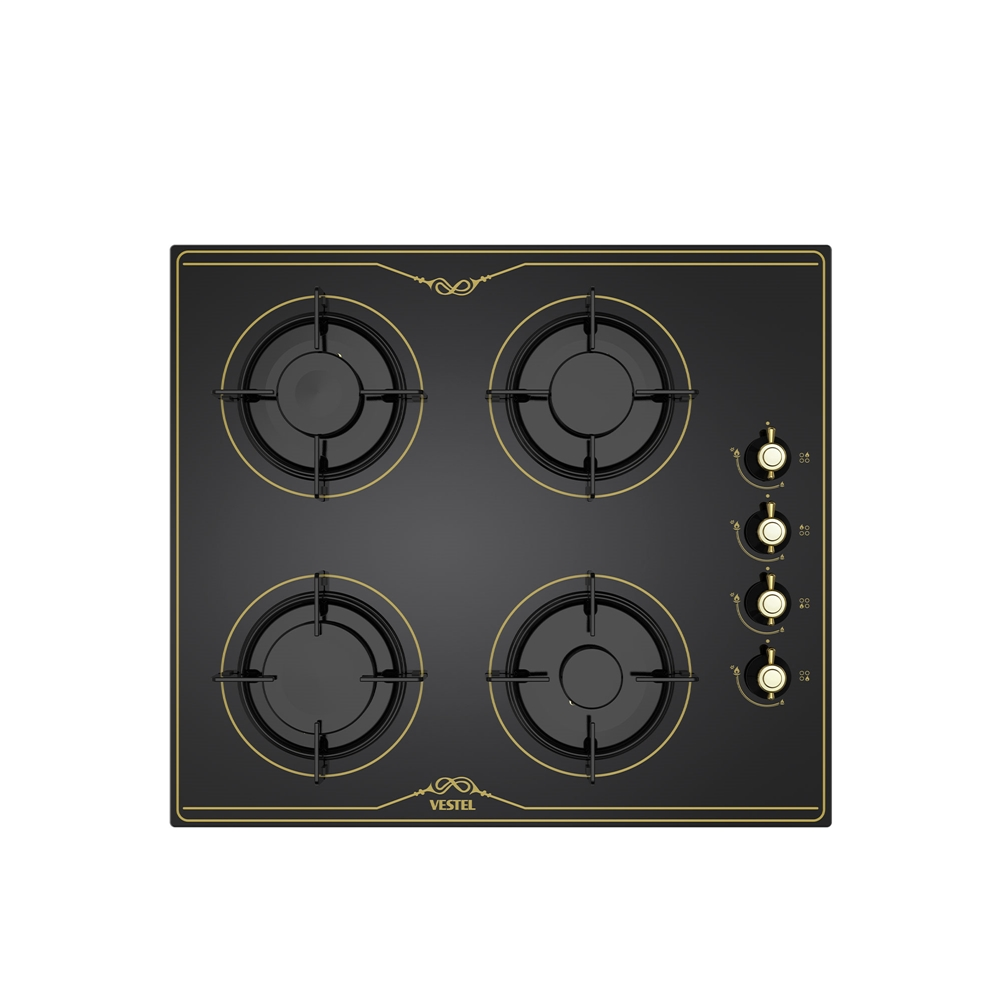 Vestel AO-61041 RS DG 60 cm 4 Gözü Gazlı Ankastre Ocak