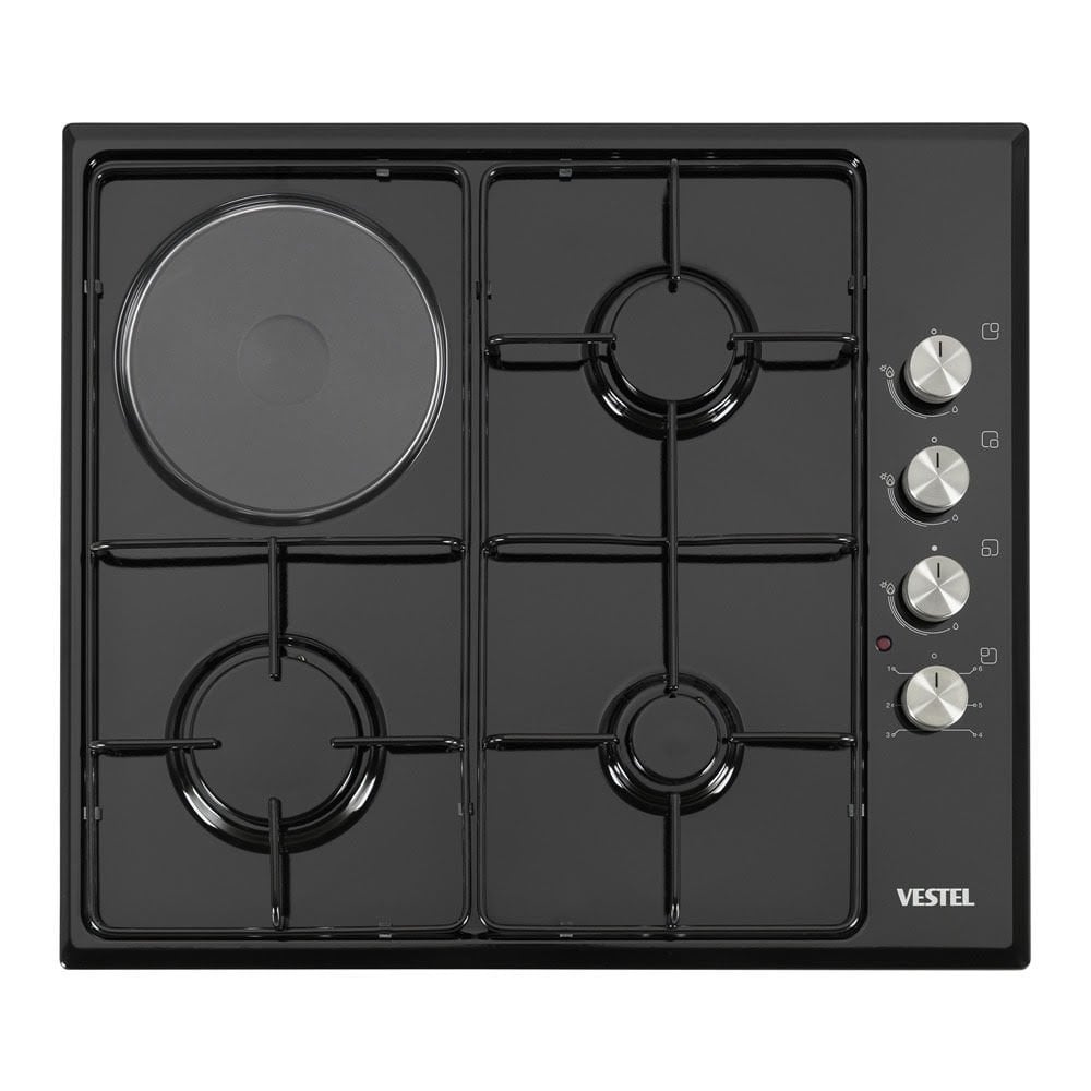 Vestel AO-6003 S 3 Gözü Gazlı 1 Gözü Elektrikli 60 Cm Ankastre Ocak