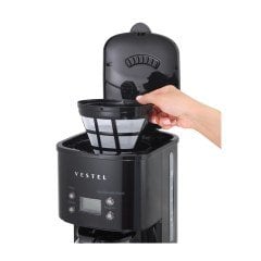 Vestel Retro Siyah Filtre Kahve Makinesi
