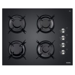 Vestel Ankastre Eğik Siyah Buharlı Lightfry Set