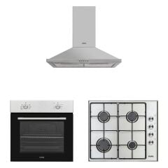 Vestel Ankastre Piramit Gümüş Set