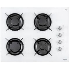 Vestel  Ankastre Eğik Beyaz Cam Ekonomik Set