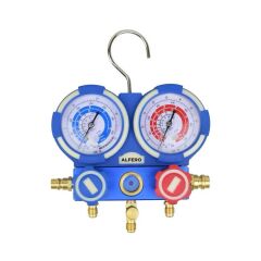 2 Valfli Manifold Gösterge Kiti 1.5m Hortumlu Çantalı R134 A R22 R404 A R410 A Gaz
